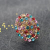 Trend Dual Purpose Crystal Luxury Hollow Brooch