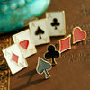 Poker Card Spade Pin Brooch