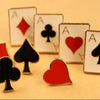 Poker Card Spade Pin Brooch