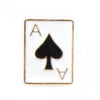 Poker Card Spade Pin Brooch