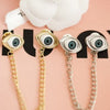 Eyes Shape Shirt Collar Pin Brooch